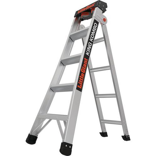 Combo Professional Ladder - 5/6 Treads - Little Giant King Kombo