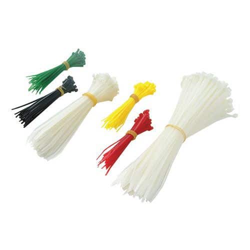 Assorted Barrel of 400 Plastic Cable Ties - Faithfull