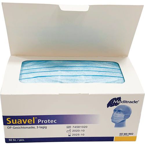 Disposable Face Masks - Blue 3 Ply -  Type IIR