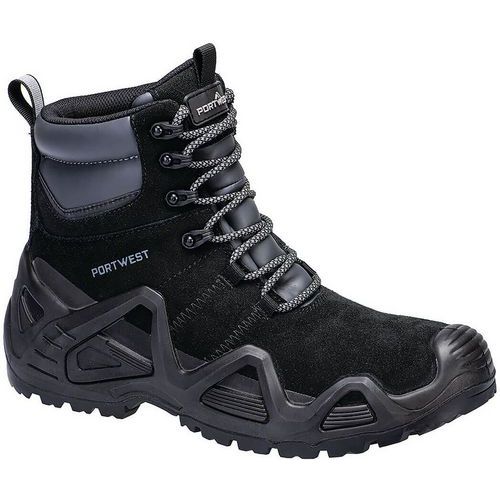 Black Anti-Static Safety Trainer/Boots - Size 4-12 - FV01 Portwest UK