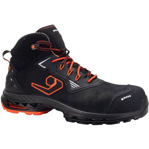 Black/Orange Unisex Safety Mid Boot/Trainers - Sizes 2-13 -Portwest UK