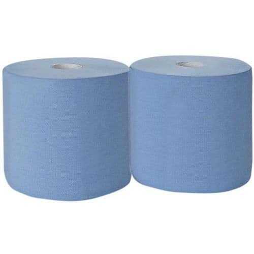 Industrial wiper roll, 750 recycled sheets
