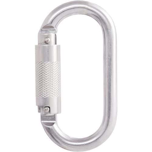 Steel 1/4-turn locking carabiner - Kratos Safety