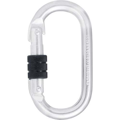 Steel screw-locking carabiner, 18 mm - Kratos Safety