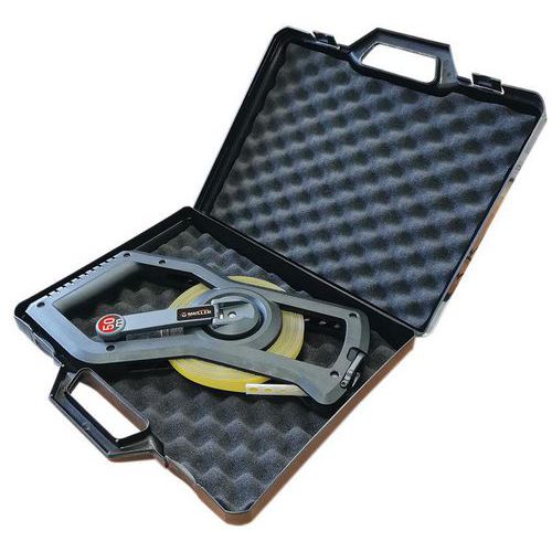 Steel and polyamide long tape measure case - 30 m or 50 m