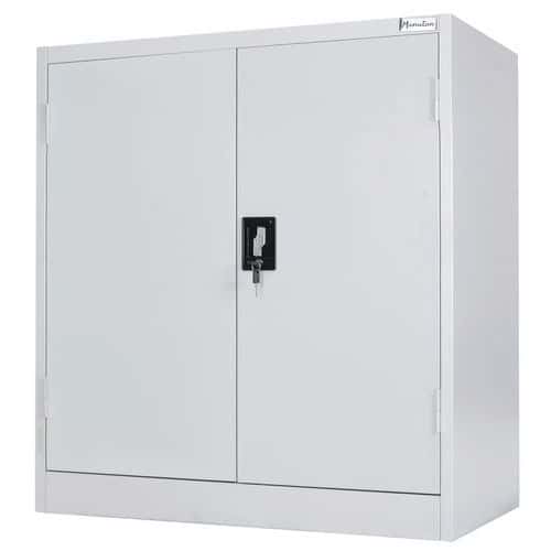 Metal Office Cupboard - General Storage - Lockable -1m High - Manutan Expert