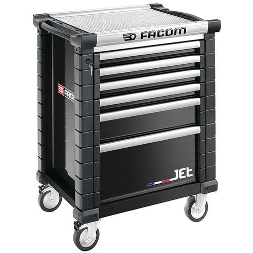 JETM3 toolbox trolley, 6 drawers - Facom
