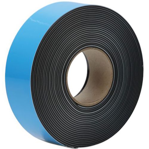 Adhesive magnetic tape roll, 10 m x 60mm - Manutan Expert