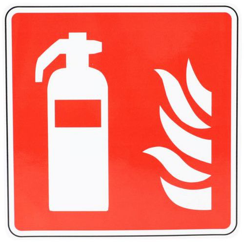 Adhesive sign - Fire extinguisher - Manutan Expert