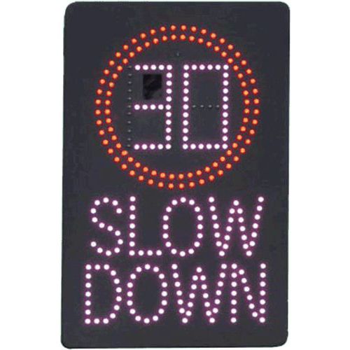 LED National Speed Limit Reminder Signs - Solar or Battery or Mains