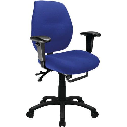 Operator Office Chair With Adjustable Arms - Severn - Eliza Tinsley