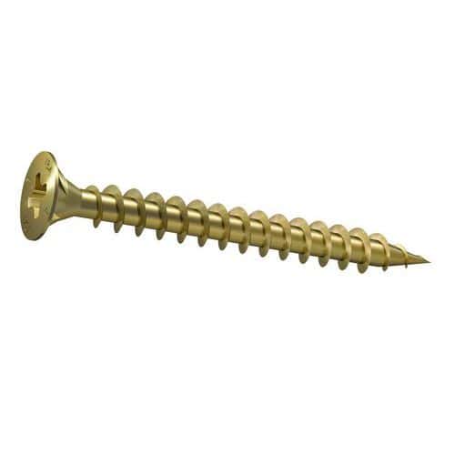 VBA screw - Pozidriv (type Z) - Box of 500 - Fully threaded - GFD