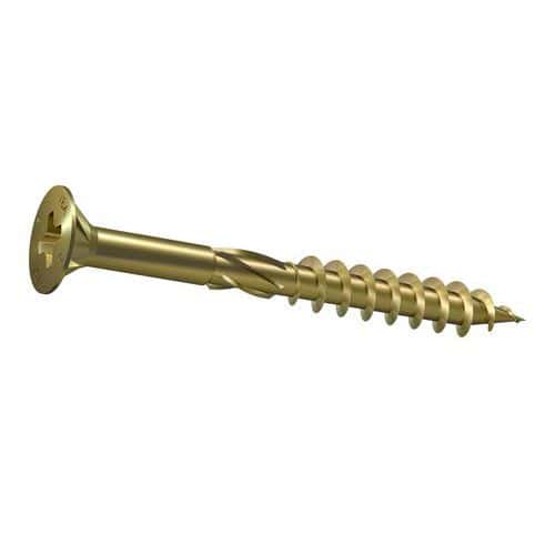 VBA screw - Pozidriv (type Z) - Box of 200 - Partially threaded - GFD