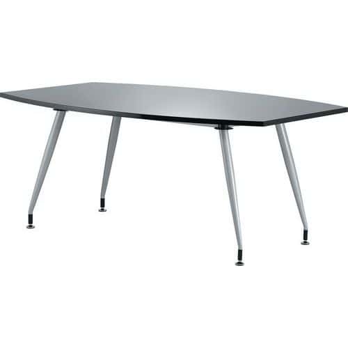 Boardroom Table - High Gloss With Writable Top - 80 cm High