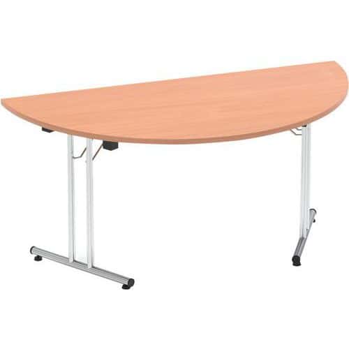 Semi-Circle Home/Office Table - Folding Desk Ends - 73cm High -Impulse