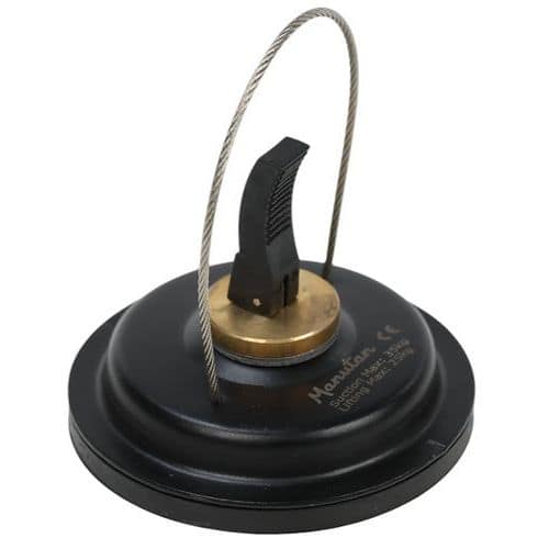 Single metal suction cup - Capacity 35 kg - Manutan Expert