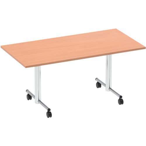 Mobile Table With Flip Top - Fold-up Desks - 73 cm High - Impulse