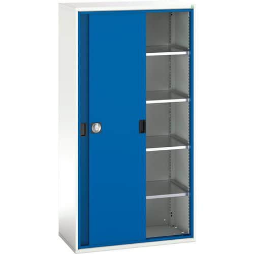 Bott Verso Sliding Door Metal Storage Cupboard WxD 1050x550mm