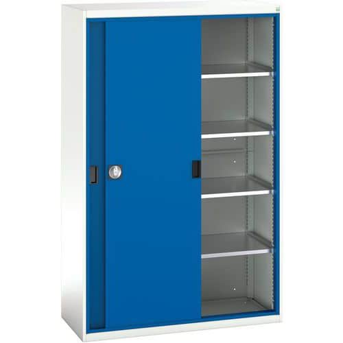 Bott Verso Sliding Door Metal Storage Cupboard WxD 1300x550mm