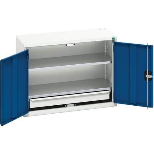 Bott Verso 2 Shelf 1 Drawer Wall Mounted Metal Cabinet HxW 600x800mm