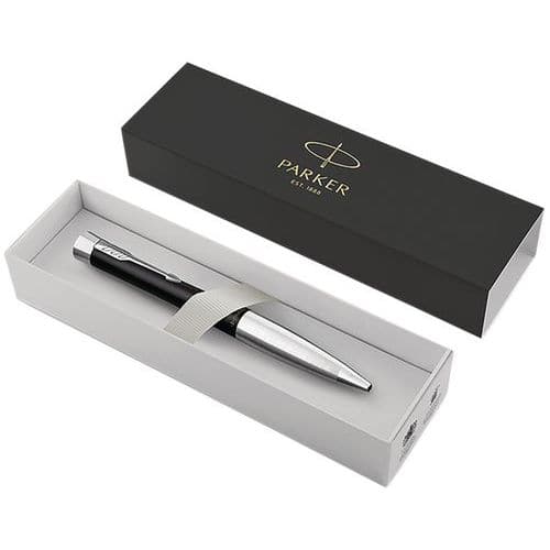 Premium Urban Twist black ballpoint pen, blue ink - Parker