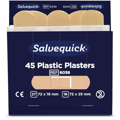 Refill of 270 plastic plasters - Salvequick