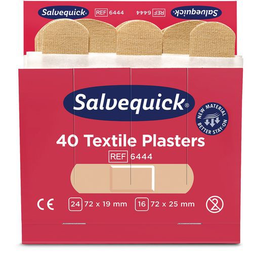 Refill of 240 textile plasters - Salvequick