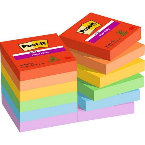 Post-it Super Sticky Notes - Playful