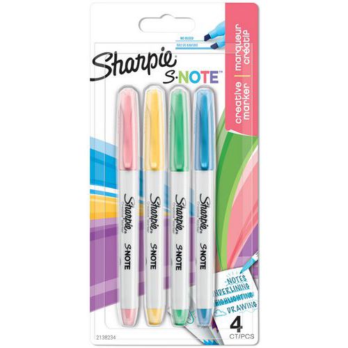 Sharpie S-Note assorted creative markers/highlighters - Sharpie