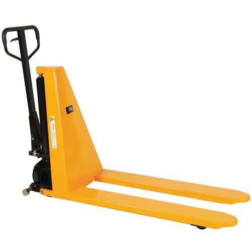 High-lift pallet truck - Capacity 1000 kg - Manutan Expert