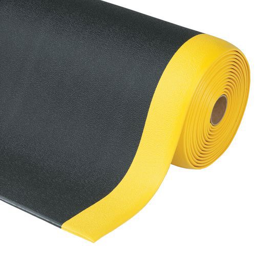 NoTrax Sof-Tred™ black/yellow anti-fatigue foam mat