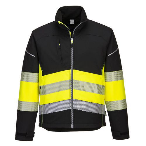 PW37 PW3 High-Visibility Softshell Jacket - Portwest