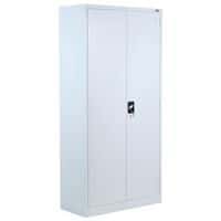 Tall Metal Cupboard - Adjustable Shelves - Flat Pack - Manutan Expert Aris