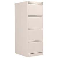 Bisley 4 Drawer Flush Front Filing Cabinet | Office | Manutan UK