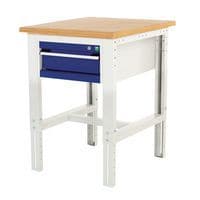 Bott Cubio Height Adjustable Workbench MPX & Drawers 740-1140x750x750mm