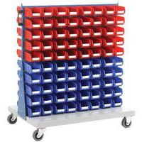 Double Sided Trolley With Picking Bins - Tool/Parts Storage - Barton