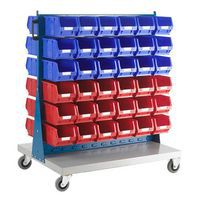 Double Sided Trolley (1200h x 1000w) With Bins