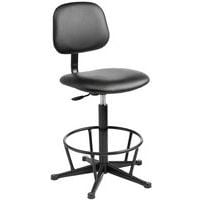 Industrial Foot Ring Workshop Chair | Manutan UK