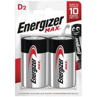 Max D batteries - Pack of 2 - Energizer