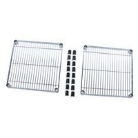 Chrome Wire Shelving Extra Square Shelf (Pack of 2)