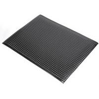 Black Premium Anti Fatigue Mat | Bubble Pattern | Coba Europe Orthomat