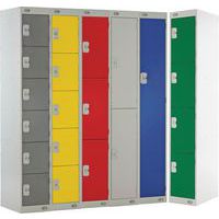 Metal Storage Lockers | 1-6 Doors | Customisable | Manutan UK