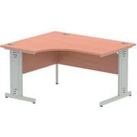 L-Shaped Corner Desk - Left Handed - Home/Office - 73cm High - Impulse