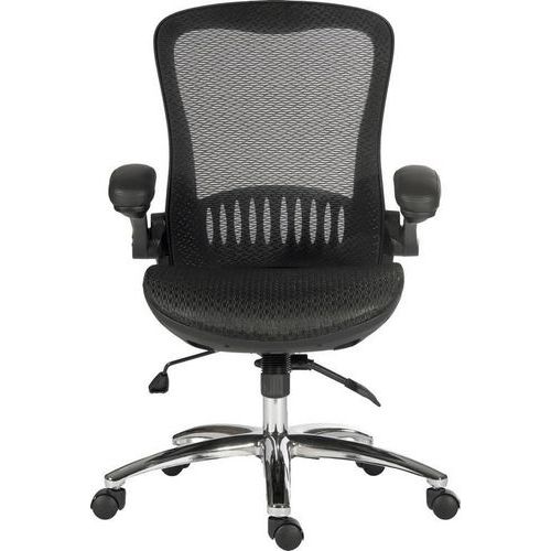 Full Mesh Office Executive Chair - Ergonomic Headrest - Black - Teknik ...