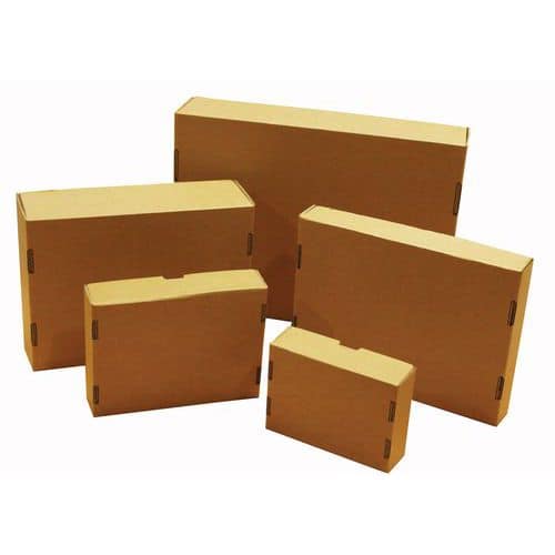 Lidded cardboard box| Manutan UK