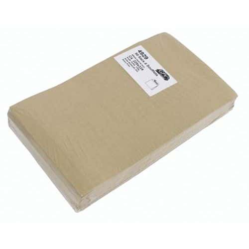 Reinforced brown Kraft paper envelope 130 g - With gussets - Pack of 50 ...