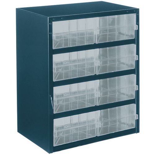 Small Parts Storage Cabinet 250 Series 8 Drawers Manutan