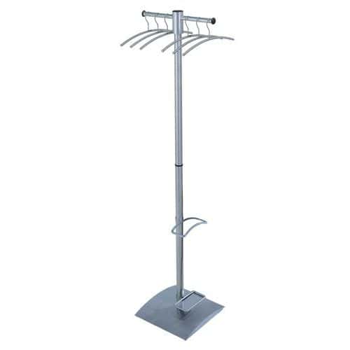 Upright coat shop stand