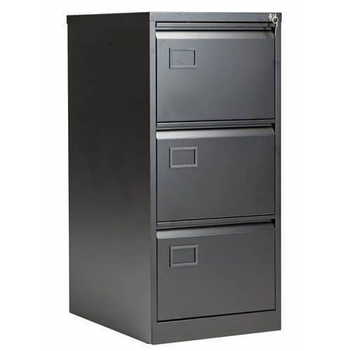 Bisley 3 Drawer Filing Cabinet | Office Storage | Manutan UK