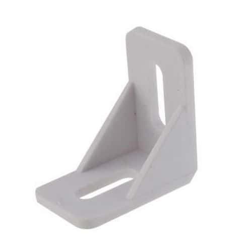 Ion Angle Bracket 24 x 35mm White | Ironmongery | Manutan UK